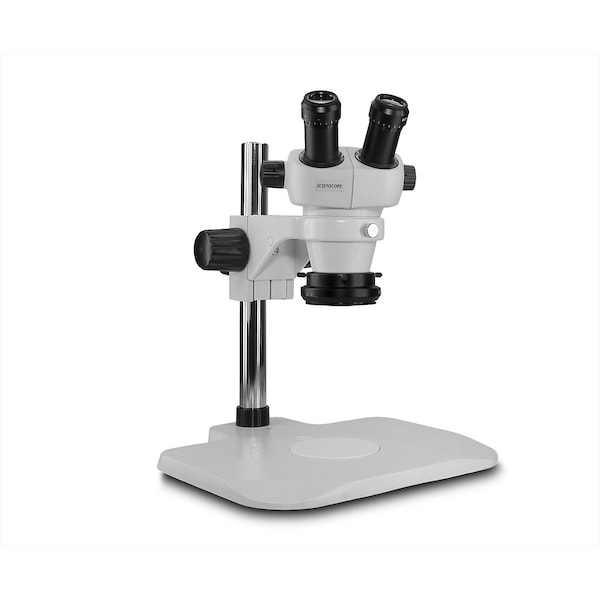 ELZ Stereo Zoom Binocular With Low-Profile LED Light On Lab Stand